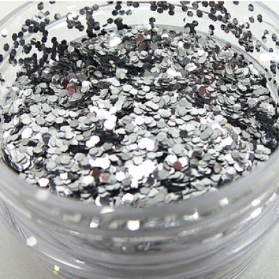 Chunky Glitter Pure Silver